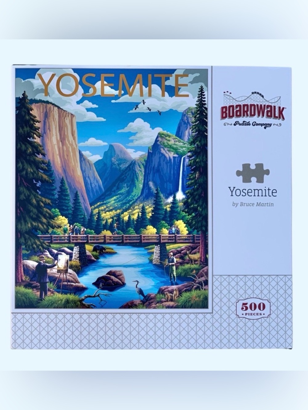 Yosemite National Park 500-Piece Colorful Jigsaw Puzzle by Boardwalk